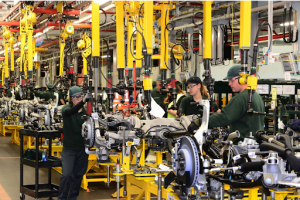 workers working in a manufacturing industry