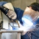 a worker performing welding task
