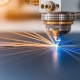 laser cutting in action cutting a metal