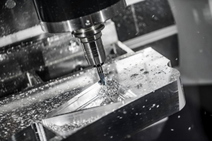 cnc machine working