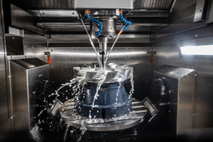 metalworking process in industrial setting