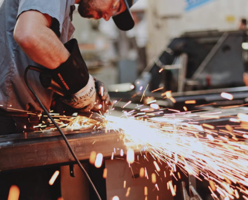 steel fabrication process