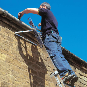 a person climbing a ladder