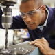 Engineer Using Milling Machine