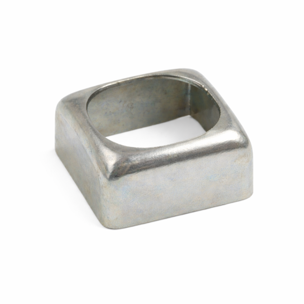 Square Steel Pallet Feet Cap – KPF82 (60×60 mm Base, 40 mm Height)