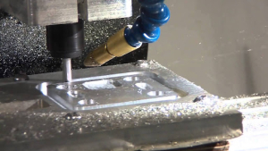 drilling machine in action