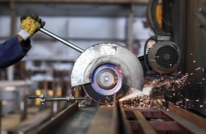 metal fabriaction process in a factory