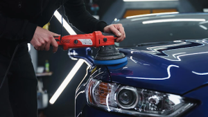 metal finishing on car