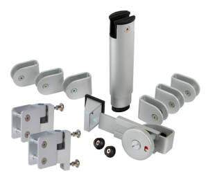 Office cubicle hardware