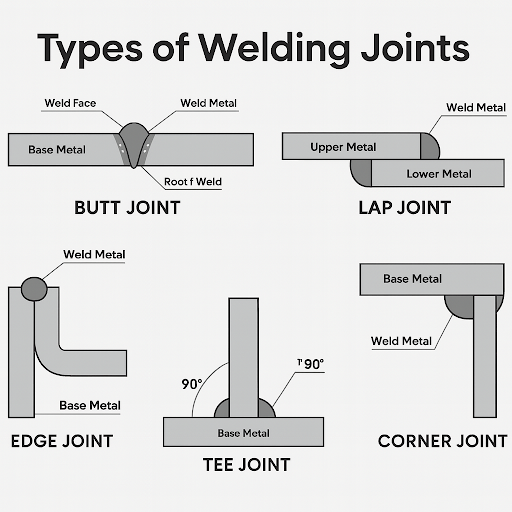 5 Different Types of Welding Joints - Kirmell Ltd