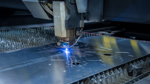 laser cutting process