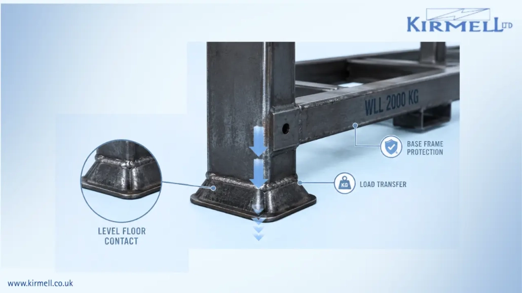 steel-stillage-pallet-foot-showing-load-transfer-and-floor-contact