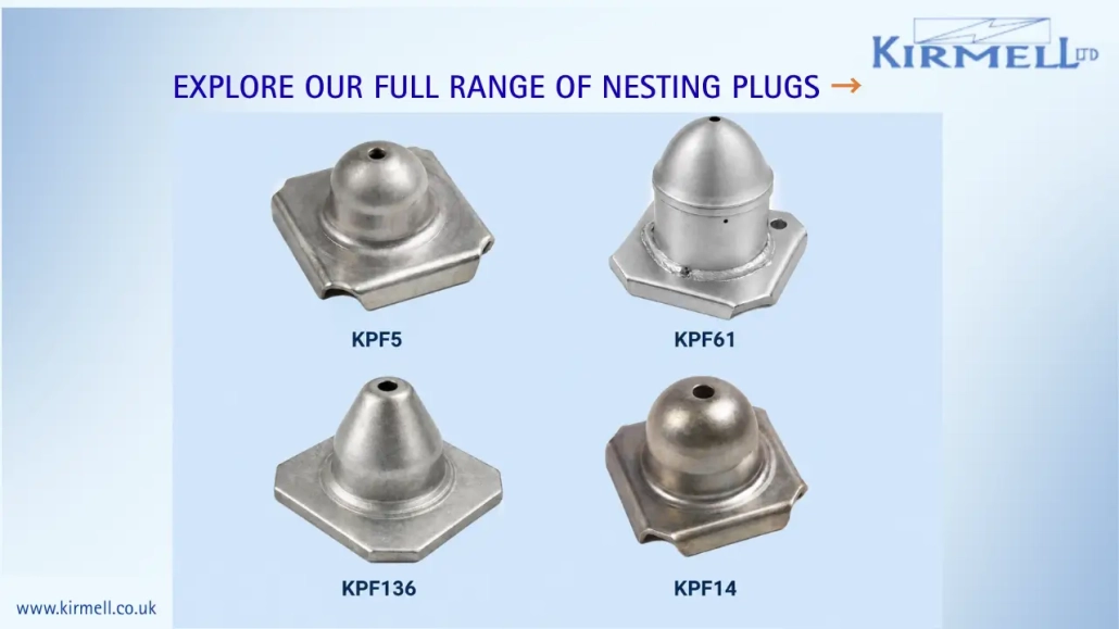 kirmell-steel-nesting-plugs-kpf5-kpf61-kpf136-and-kpf14-range