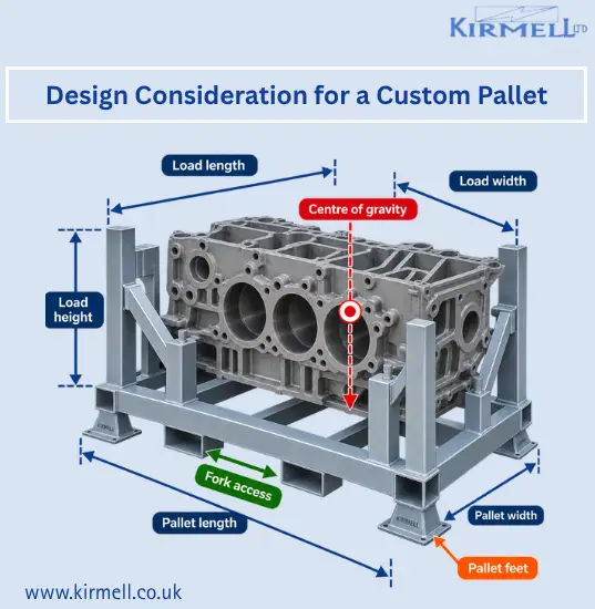 custom-steel-pallet-showing-load-dimensions-fork-access-and-pallet-feet