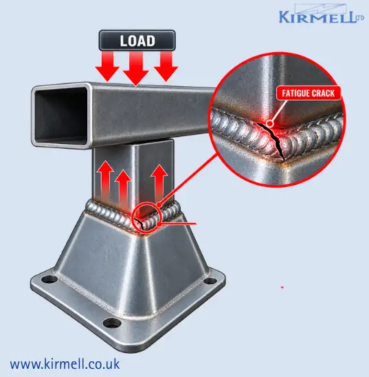 steel-pallet-foot-fatigue-crack-from-load-stress
