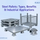 steel-pallets-with-heavy-duty-pallet-feet-for-industrial-storage