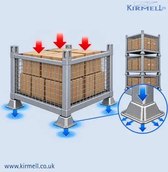 kirmell-steel-cage-pallet-feet-for-load-distribution-and-stability
