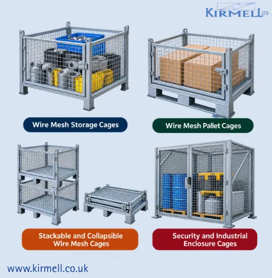 wire-mesh-storage-pallet-stackable-collapsible-security-cages